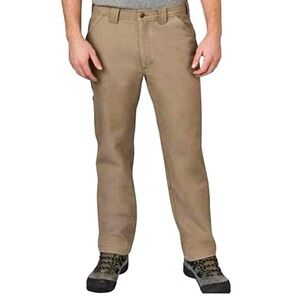 Coleman Flannel Lined Canvas Utility Carpenter Work Pants 34/30